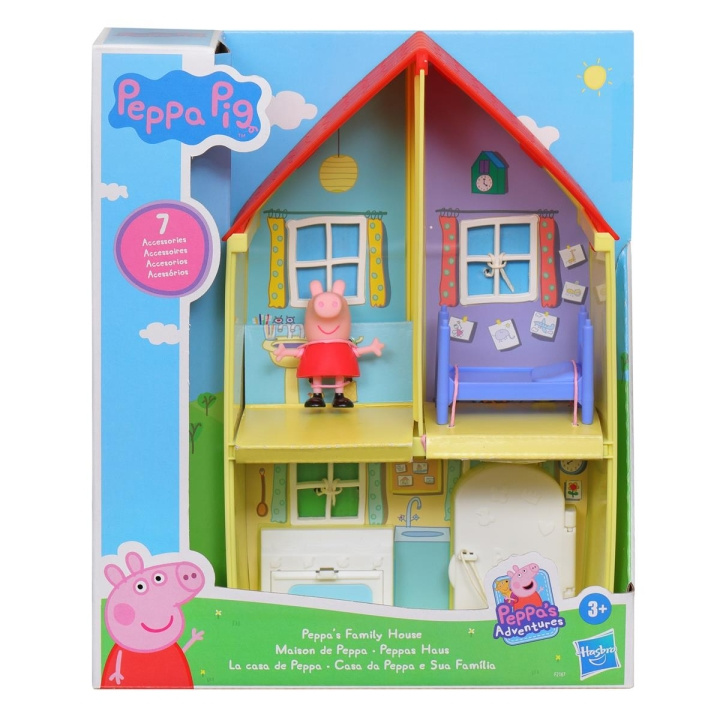 Hasbro Peppa Pig Peppa\'s Family House Playset in the group TOYS, KIDS & BABY PRODUCTS / Toys / Docks & Accessories at TP E-commerce Nordic AB (C83520)