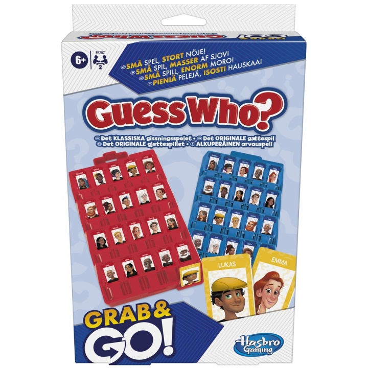 Hasbro Grab & Go Guess Who in the group TOYS, KIDS & BABY PRODUCTS / Games / Board games at TP E-commerce Nordic AB (C83534)