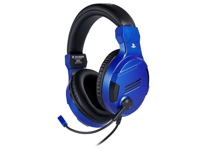 BigBen Interactive PS4 Gaming Headset V3 - Blue - Headset - Sony in the group HOME ELECTRONICS / Game consoles & Accessories / Sony PlayStation 4 / Accessories at TP E-commerce Nordic AB (C83611)