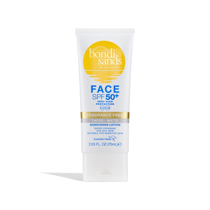 Bondi Sands SPF 50+ Matte Tinted Face Lotion 75 ml in the group BEAUTY & HEALTH / Skin care / Tanning / Sunscreen at TP E-commerce Nordic AB (C83720)