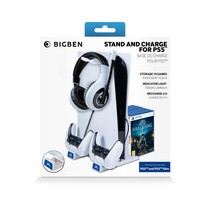 Bigben Stand And Charge PS5 in the group HOME ELECTRONICS / Game consoles & Accessories / Sony PlayStation 5 / Accessories at TP E-commerce Nordic AB (C83739)