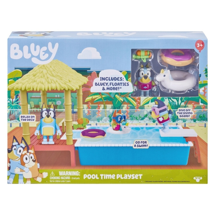 Bluey Pool time playset - (90204) in the group TOYS, KIDS & BABY PRODUCTS / Toys / Play set at TP E-commerce Nordic AB (C83791)