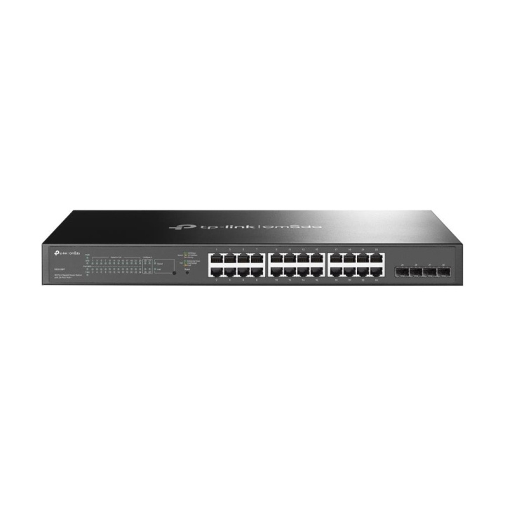 TP-Link JetStream 24-Port 10/100Mbps + 4-Port Gigabit Smart Switch with 24-Port PoE+ in the group COMPUTERS & PERIPHERALS / Network / Switches at TP E-commerce Nordic AB (C83828)
