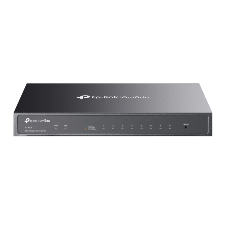 TP-Link JetStream 8-Port Gigabit Smart Switch in the group COMPUTERS & PERIPHERALS / Network / Switches at TP E-commerce Nordic AB (C83830)
