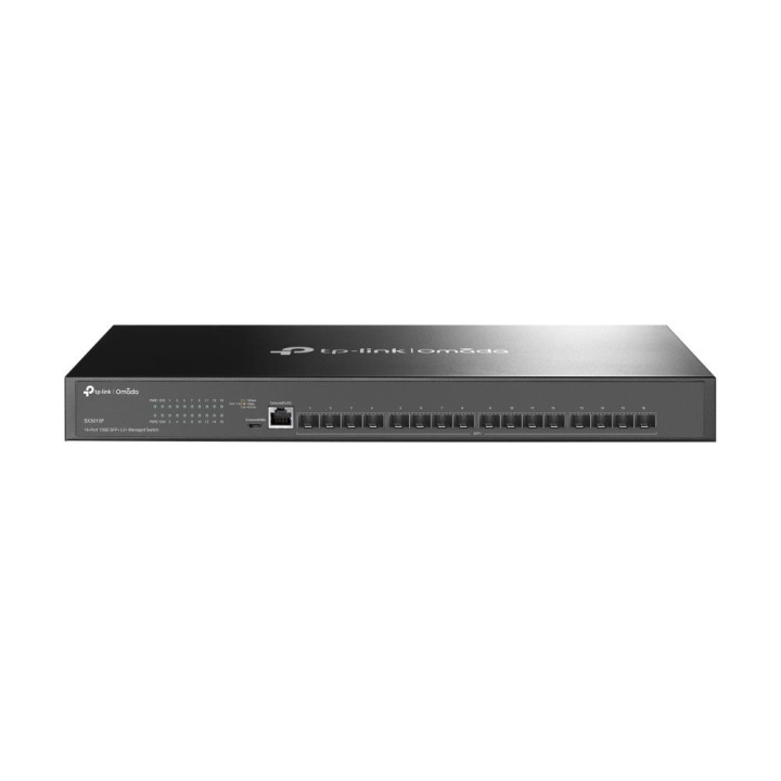 TP-Link JetStream 16-Port 10GE SFP+ L2+ Managed Switch in the group COMPUTERS & PERIPHERALS / Network / Switches at TP E-commerce Nordic AB (C83878)