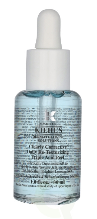 Kiehl\'s Clearly Corrective Daily Re-Texturizing Triple Acid 30 ml in the group BEAUTY & HEALTH / Skin care / Face / Scrub / Peeling at TP E-commerce Nordic AB (C84349)