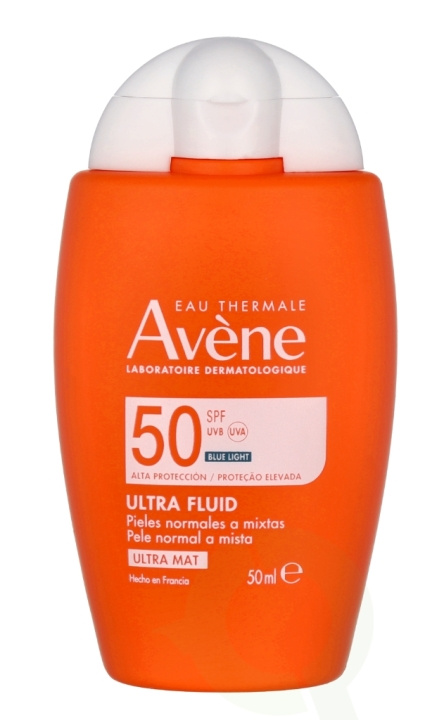 Avene Ultra Sunscreen Fluid Blue Light SPF50+ 50 ml in the group BEAUTY & HEALTH / Skin care / Tanning / Sunscreen at TP E-commerce Nordic AB (C84370)