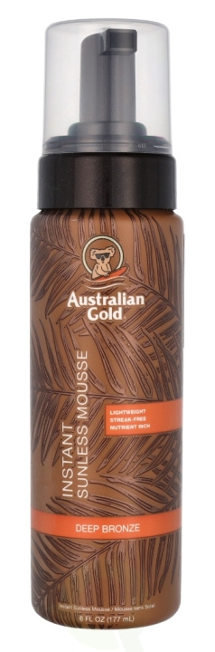 Australian Gold Instant Sunless Mousse 177 ml Deep Bronze in the group BEAUTY & HEALTH / Skin care / Tanning / Sunless tanning at TP E-commerce Nordic AB (C84412)