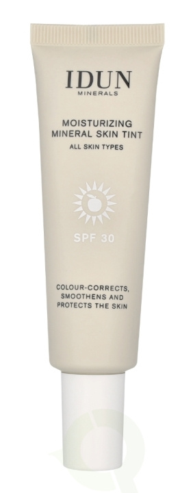 Idun Minerals Moisturizing Mineral Skin Tint SPF30 27 ml Light Warm in the group BEAUTY & HEALTH / Skin care / Face / Tinted Moisturizer at TP E-commerce Nordic AB (C84449)