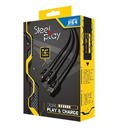 Steelplay Dual Play & Charge Cable in the group HOME ELECTRONICS / Game consoles & Accessories / Sony PlayStation 4 / Accessories at TP E-commerce Nordic AB (C84565)
