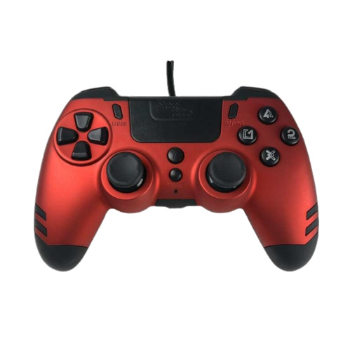 Steelplay MetalTech Wired Controller - RED in the group HOME ELECTRONICS / Game consoles & Accessories / Sony PlayStation 4 / Accessories at TP E-commerce Nordic AB (C84643)