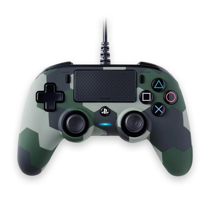 NACON Compact Controller (Green Camouflage) in the group HOME ELECTRONICS / Game consoles & Accessories / Sony PlayStation 4 / Accessories at TP E-commerce Nordic AB (C85226)