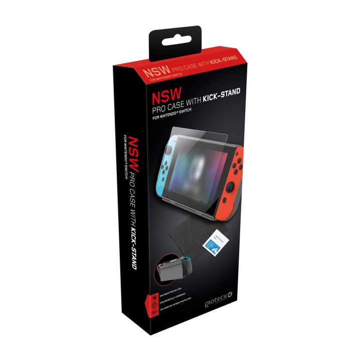 Gioteck Nintendo Switch PRO Case with Kick-Stand in the group HOME ELECTRONICS / Game consoles & Accessories / Nintendo Switch / Accessories at TP E-commerce Nordic AB (C85245)