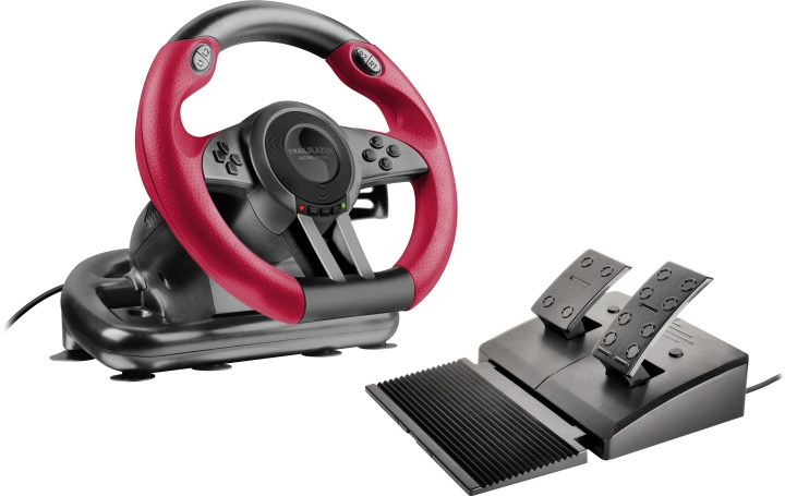 Speedlink TRAILBLAZER Racing Wheel And Pedals in the group COMPUTERS & PERIPHERALS / GAMING / Steering wheels & Joysticks at TP E-commerce Nordic AB (C85258)