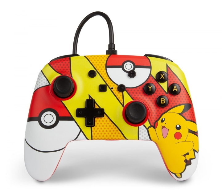 PowerA Nintendo Switch Enh Wired Controller - Pop Art in the group HOME ELECTRONICS / Game consoles & Accessories / Nintendo Switch / Accessories at TP E-commerce Nordic AB (C85268)