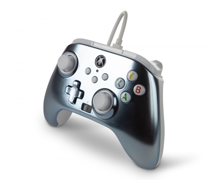 PowerA Enhanced Wired Controller For Xbox Series X - S - Metallic Ice in the group HOME ELECTRONICS / Game consoles & Accessories / Xbox Series X / Accessories at TP E-commerce Nordic AB (C85284)