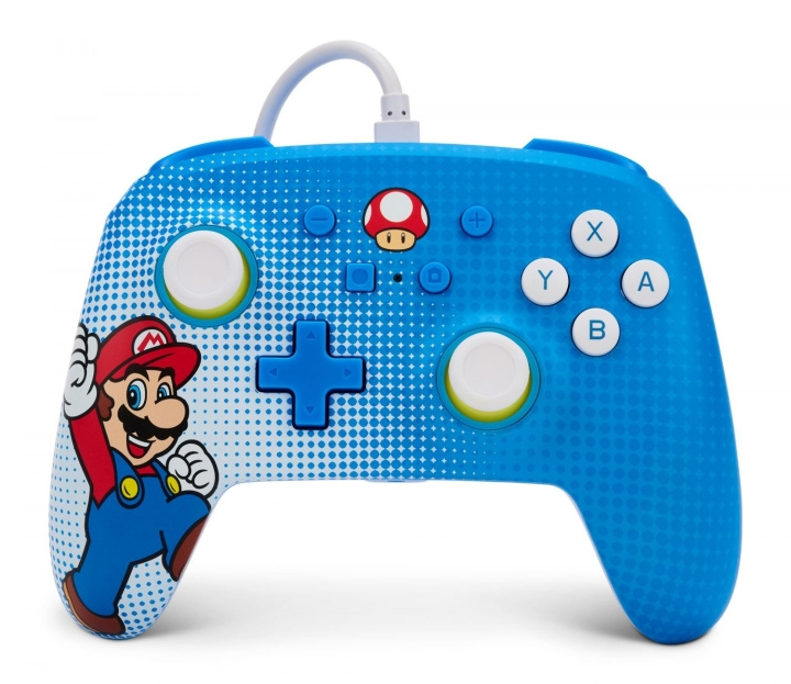 PowerA ENWIRED CONTROLLER - MARIO POP ART - Switch in the group HOME ELECTRONICS / Game consoles & Accessories / Nintendo Switch / Accessories at TP E-commerce Nordic AB (C85413)