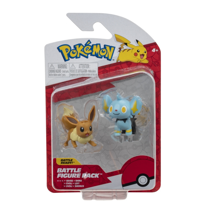 Pokémon Battle Figure Pack - Shinx & Eevee (PKW2647) in the group TOYS, KIDS & BABY PRODUCTS / Toys / Figures, Miniatures & accessories at TP E-commerce Nordic AB (C85440)