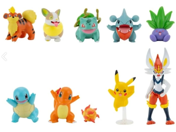 Pokémon Battle Figure 10 Pack (PKW2855) in the group TOYS, KIDS & BABY PRODUCTS / Toys / Figures, Miniatures & accessories at TP E-commerce Nordic AB (C85443)