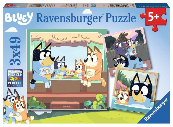 Ravensburger Bluey 3x49p - (10105685) in the group TOYS, KIDS & BABY PRODUCTS / Toys / Kids puzzle at TP E-commerce Nordic AB (C85662)