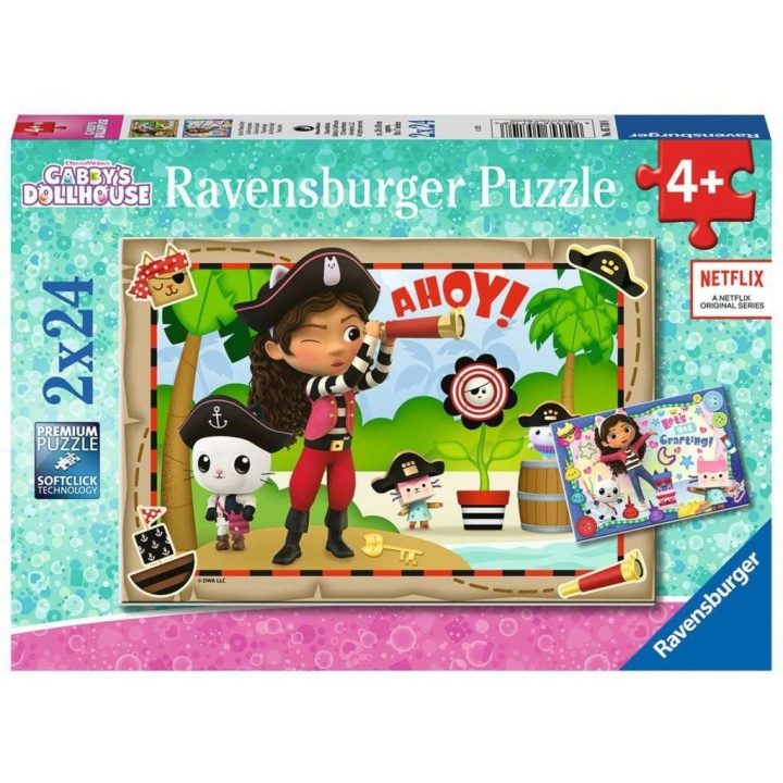 Ravensburger Gabby\'s Dollhouse 2x24p - (10105710) in the group TOYS, KIDS & BABY PRODUCTS / Toys / Kids puzzle at TP E-commerce Nordic AB (C85705)