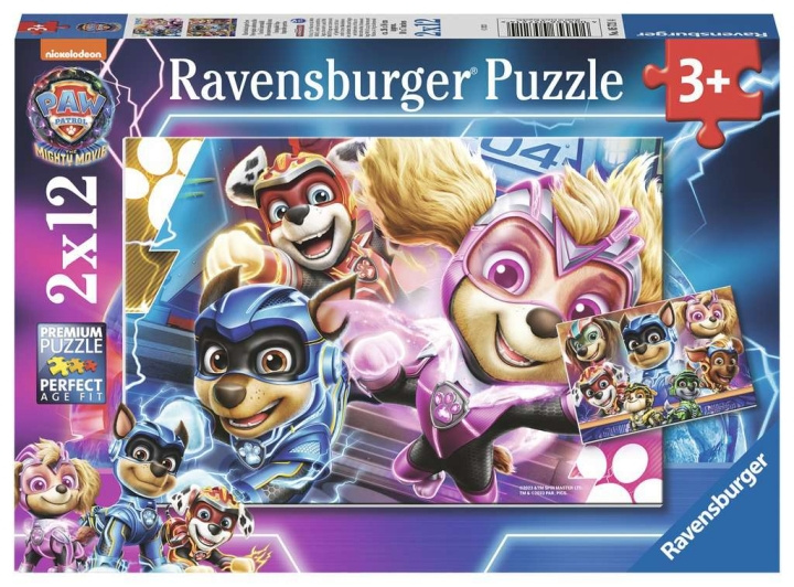 Ravensburger Paw Patrol The Mighty Movie 2x12p - (10105721) in the group TOYS, KIDS & BABY PRODUCTS / Toys / Kids puzzle at TP E-commerce Nordic AB (C85707)