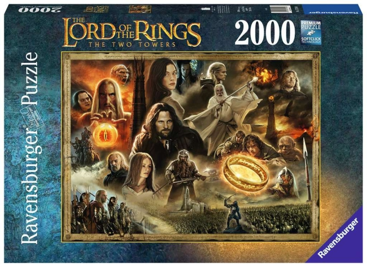 Ravensburger Lord Of The Rings The Two Towers 2000p - (10217294) in the group Sport, leisure & Hobby / Hobby / Puzzle at TP E-commerce Nordic AB (C85711)