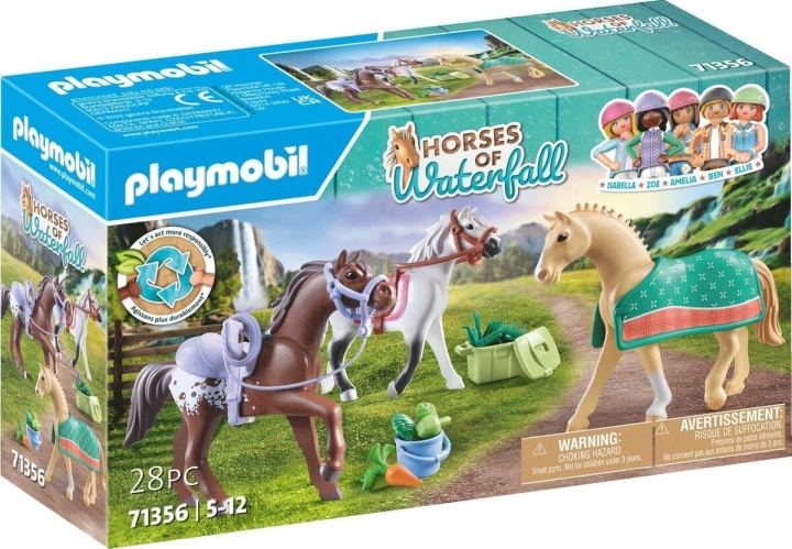 Playmobil Three Horses with Saddles (71356) in the group TOYS, KIDS & BABY PRODUCTS / Toys / Play set at TP E-commerce Nordic AB (C85740)