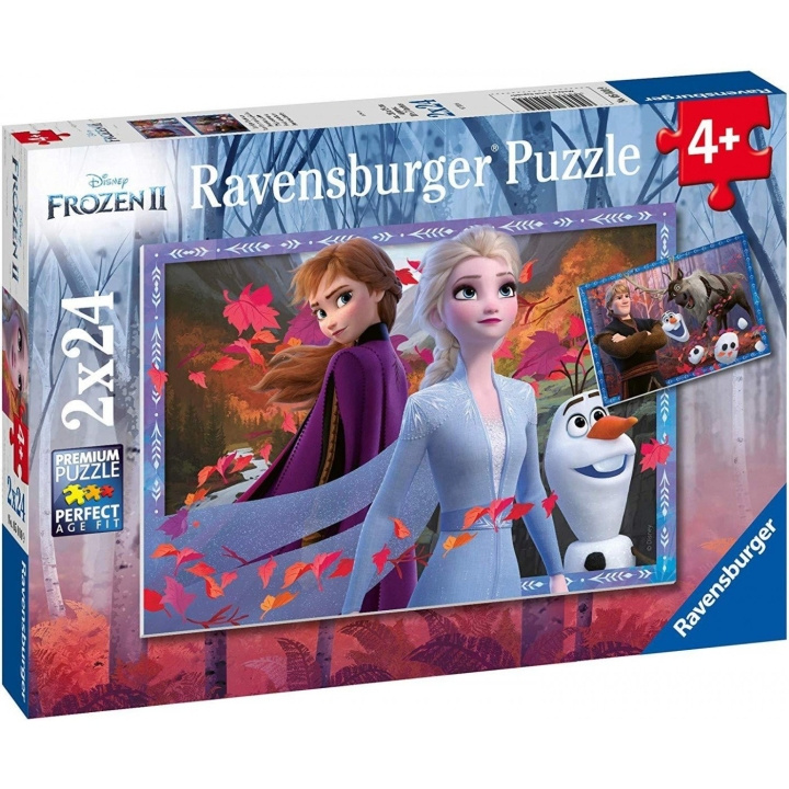 Ravensburger Frozen 2 Frosty Adventures 2x24p - 05010 in the group TOYS, KIDS & BABY PRODUCTS / Toys / Kids puzzle at TP E-commerce Nordic AB (C85766)