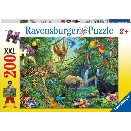 Ravensburger XXL 200 Piece Jungle Puzzle in the group TOYS, KIDS & BABY PRODUCTS / Toys / Kids puzzle at TP E-commerce Nordic AB (C85804)
