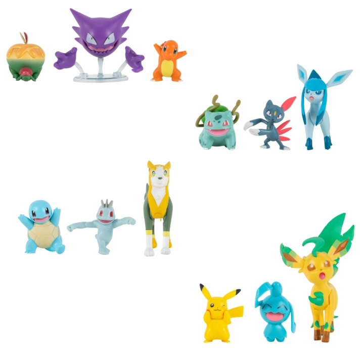 Pokémon Battle Figure - 3 PK - ass (95155_10) in the group TOYS, KIDS & BABY PRODUCTS / Toys / Figures, Miniatures & accessories at TP E-commerce Nordic AB (C85807)