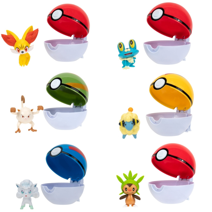 Pokémon Clip N Go (95057-14) in the group TOYS, KIDS & BABY PRODUCTS / Toys / Figures, Miniatures & accessories at TP E-commerce Nordic AB (C85927)