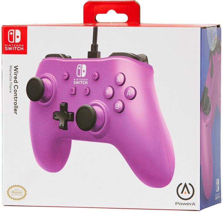 Powera Wired Controller Grape Purple in the group HOME ELECTRONICS / Game consoles & Accessories / Nintendo Switch / Accessories at TP E-commerce Nordic AB (C85929)