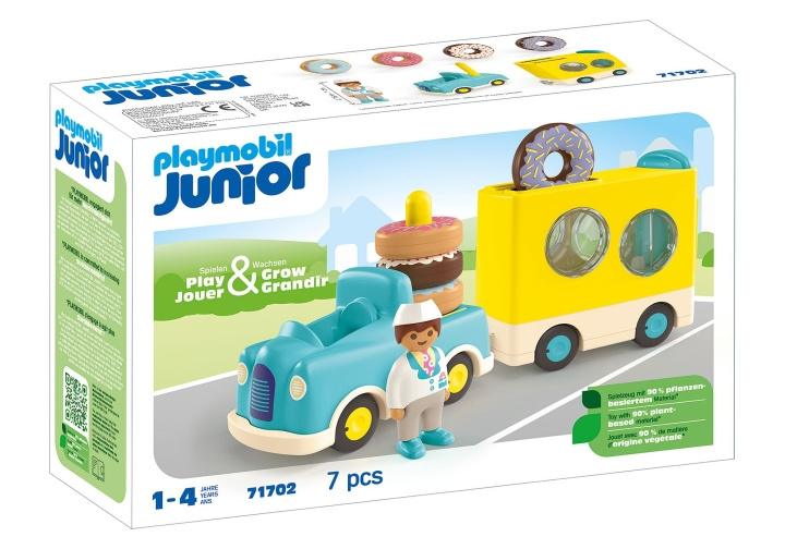 Playmobil JUNIOR: Crazy Donut Truck with Stacking and Sorting Feature (71702) in the group TOYS, KIDS & BABY PRODUCTS / Toys / Play set at TP E-commerce Nordic AB (C86055)