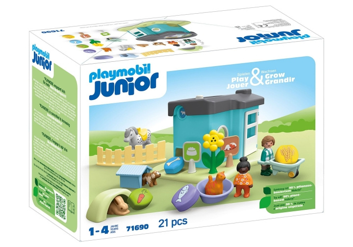 Playmobil Junior: Animal Home with Treat Dispenser (71690) in the group TOYS, KIDS & BABY PRODUCTS / Toys / Play set at TP E-commerce Nordic AB (C86063)