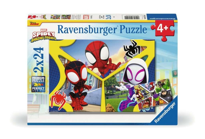 Ravensburger Puzzle Spidey And Amazing Friends 2x24p in the group TOYS, KIDS & BABY PRODUCTS / Toys / Kids puzzle at TP E-commerce Nordic AB (C86087)