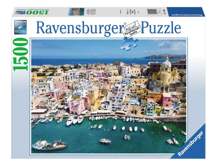 Ravensburger Puzzle The Colors Of Procida 1500p in the group Sport, leisure & Hobby / Hobby / Puzzle at TP E-commerce Nordic AB (C86109)