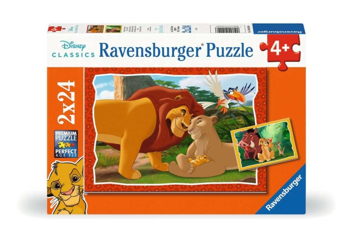 Ravensburger Puzzle The Lion King 2x24p in the group TOYS, KIDS & BABY PRODUCTS / Toys / Kids puzzle at TP E-commerce Nordic AB (C86144)