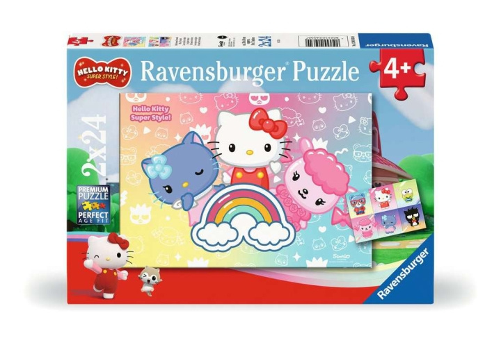Ravensburger Puzzle Hello Kitty Super Style 2x24p in the group TOYS, KIDS & BABY PRODUCTS / Toys / Kids puzzle at TP E-commerce Nordic AB (C86145)