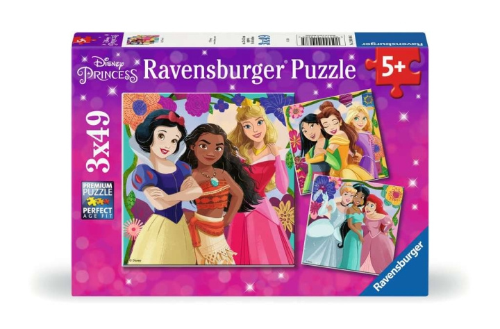 Ravensburger Puzzle Disney Princess 3x49p in the group TOYS, KIDS & BABY PRODUCTS / Toys / Kids puzzle at TP E-commerce Nordic AB (C86152)
