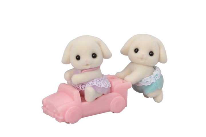 Sylvanian Families Flora Rabbit Twins (5737) in the group TOYS, KIDS & BABY PRODUCTS / Toys / Figures, Miniatures & accessories at TP E-commerce Nordic AB (C86182)