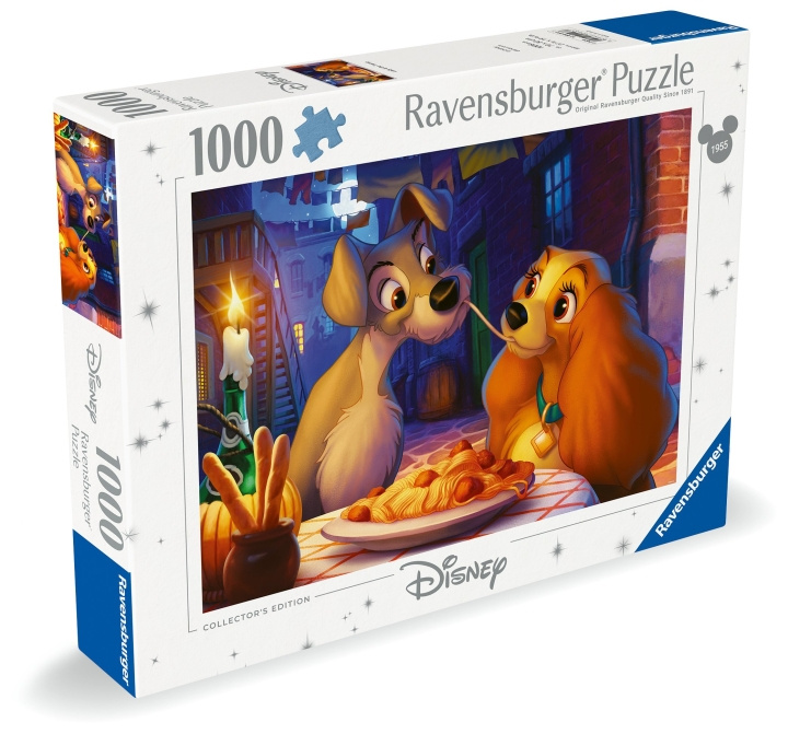 Ravensburger Puzzle Lady And The Tramp 1000p (12000003) in the group Sport, leisure & Hobby / Hobby / Puzzle at TP E-commerce Nordic AB (C86399)