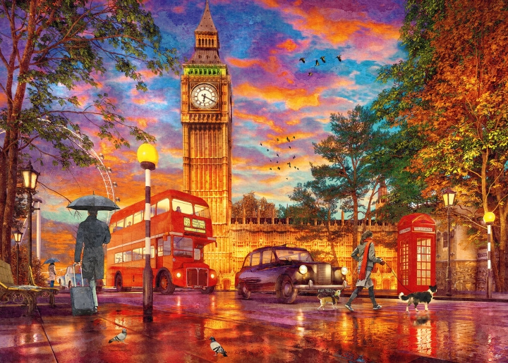 Ravensburger Puzzle Sunset At Parliament Square 1000p (12000184) in the group Sport, leisure & Hobby / Hobby / Puzzle at TP E-commerce Nordic AB (C86404)