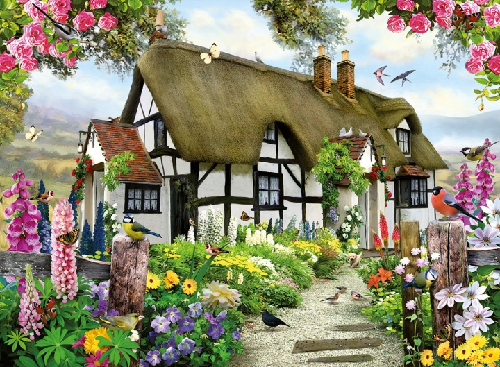 Ravensburger Puzzle Thatched Cottage 500p (12000199) in the group Sport, leisure & Hobby / Hobby / Puzzle at TP E-commerce Nordic AB (C86407)