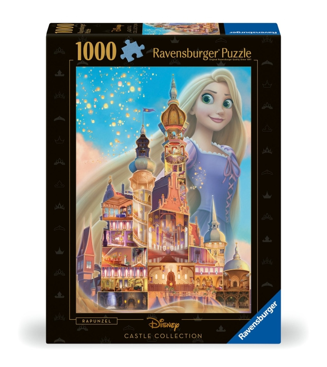 Ravensburger Puzzle Disney Castles Rapunzel 1000p (12000264) in the group Sport, leisure & Hobby / Hobby / Puzzle at TP E-commerce Nordic AB (C86429)