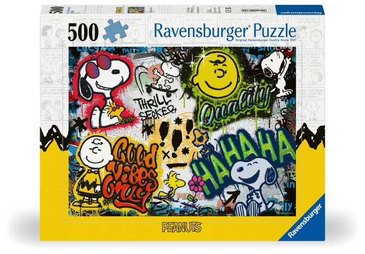 Ravensburger Puzzle Snoopy And Friends 500p (12000389) in the group Sport, leisure & Hobby / Hobby / Puzzle at TP E-commerce Nordic AB (C86453)