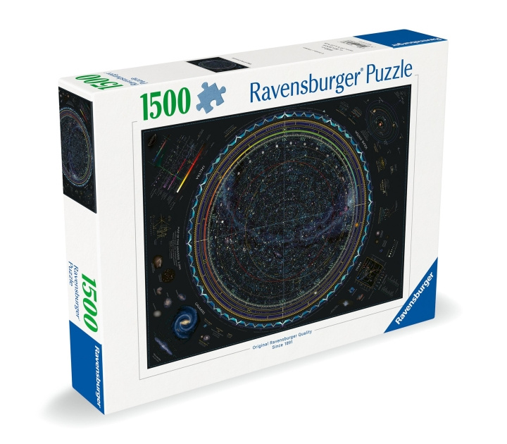 Ravensburger Puzzle Map of the Universe 1500p (12000703) in the group Sport, leisure & Hobby / Hobby / Puzzle at TP E-commerce Nordic AB (C86471)