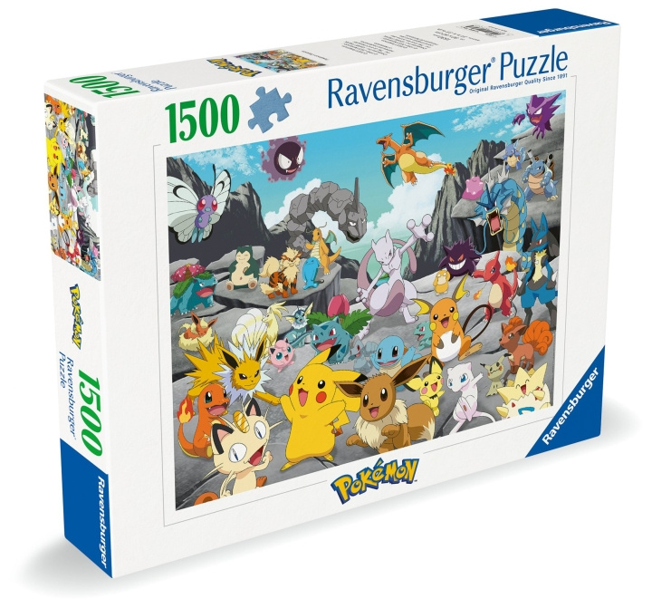 Ravensburger Puzzle Pokémon Classics 1500p (12000726) in the group Sport, leisure & Hobby / Hobby / Puzzle at TP E-commerce Nordic AB (C86474)