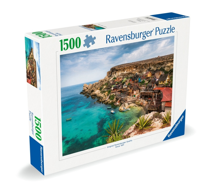 Ravensburger Puzzle Popey Village Malta 1500p (12000739) in the group Sport, leisure & Hobby / Hobby / Puzzle at TP E-commerce Nordic AB (C86480)