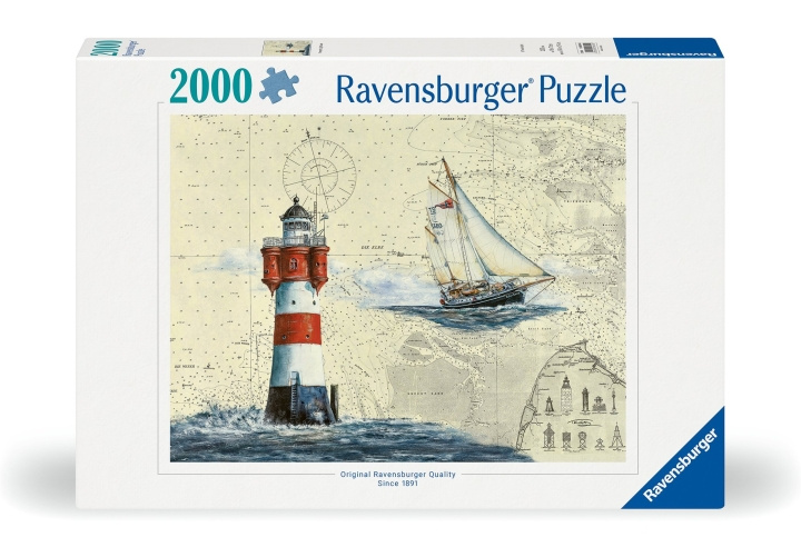 Ravensburger Puzzle Romantic Lighthouse 2000p (12000804) in the group Sport, leisure & Hobby / Hobby / Puzzle at TP E-commerce Nordic AB (C86538)